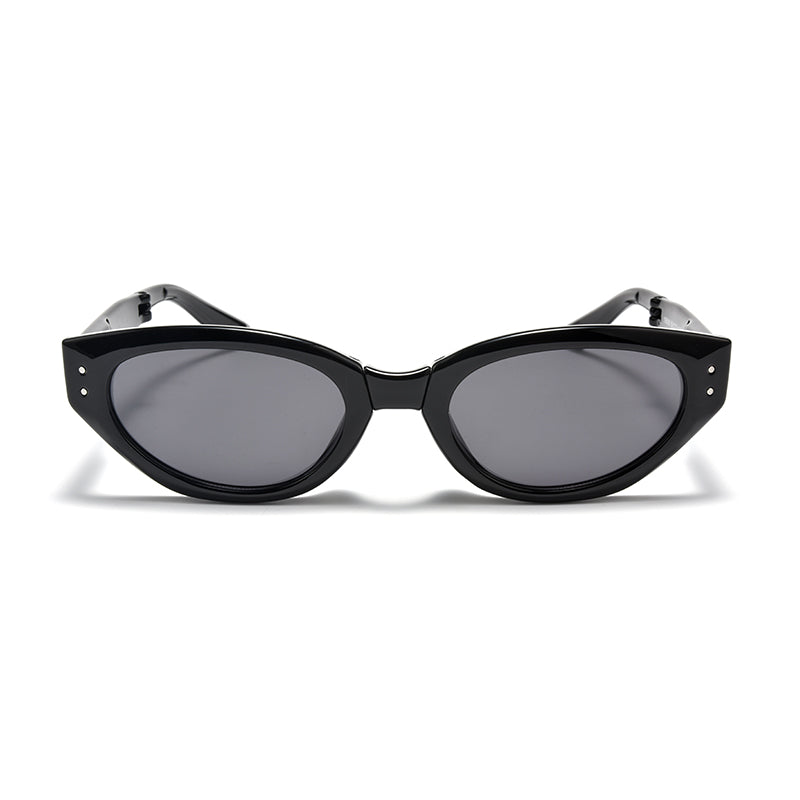 Women’s Cat Eye Folding Sunglasses – Small Plastic Frame