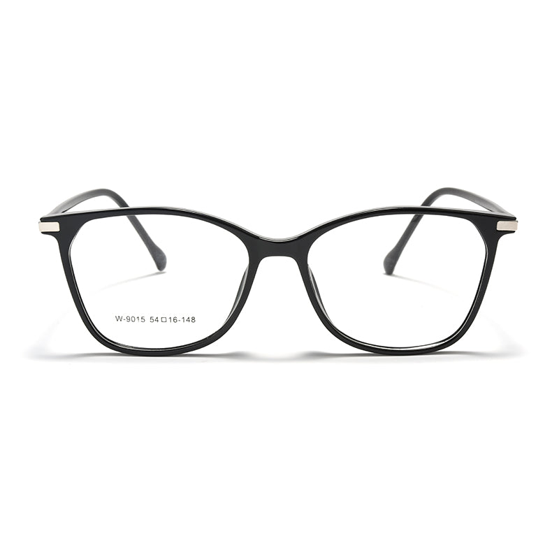 Women’s Ultra-Light Cat Eye Square Glasses – Plastic Frame