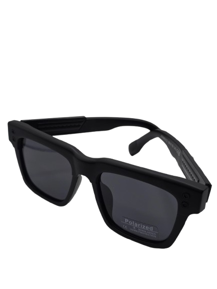 Matte Black Polarized Sunglasses – Unisex UV Protection