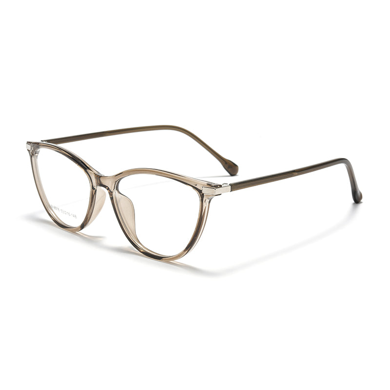 Women’s Cat Eye Round Glasses – Plastic Frame
