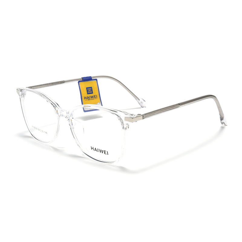 Women’s Ultra-Light Cat Eye Square Glasses – Plastic Frame