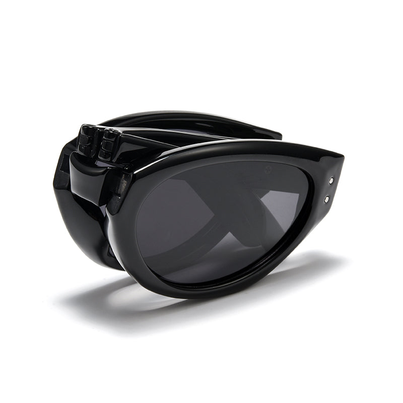 Women’s Cat Eye Folding Sunglasses – Small Plastic Frame