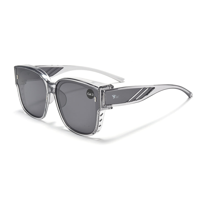 Square Polarized Sunglasses – Plastic Frame – Unisex