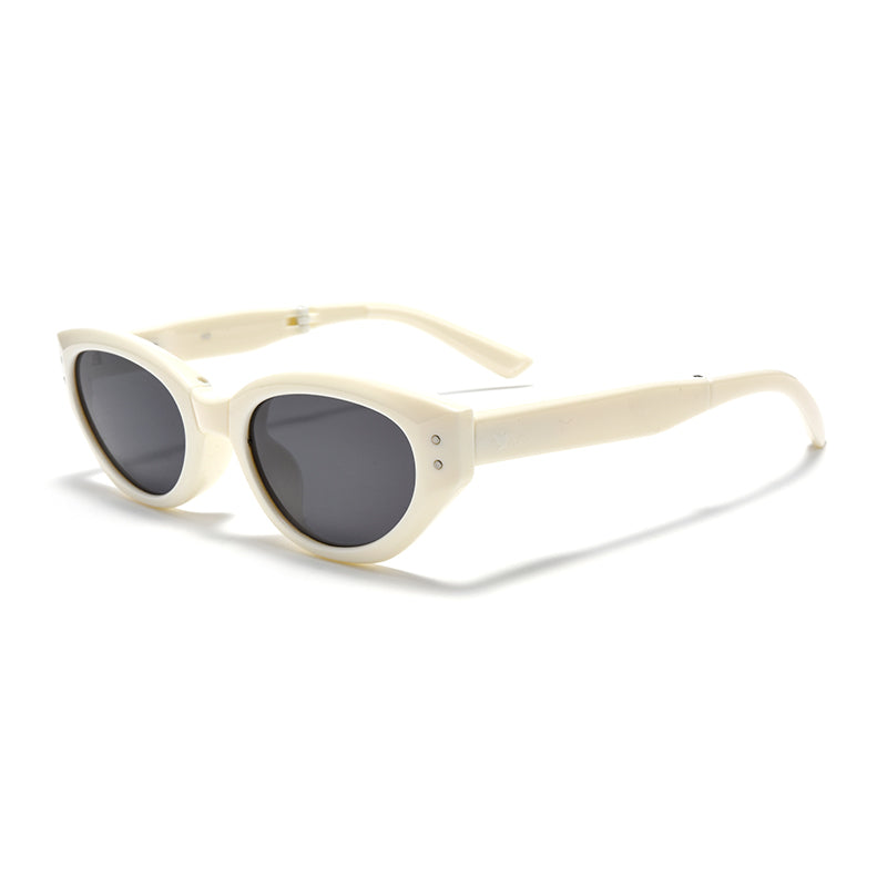 Women’s Cat Eye Folding Sunglasses – Small Plastic Frame