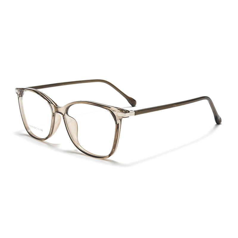 Women’s Ultra-Light Cat Eye Square Glasses – Plastic Frame
