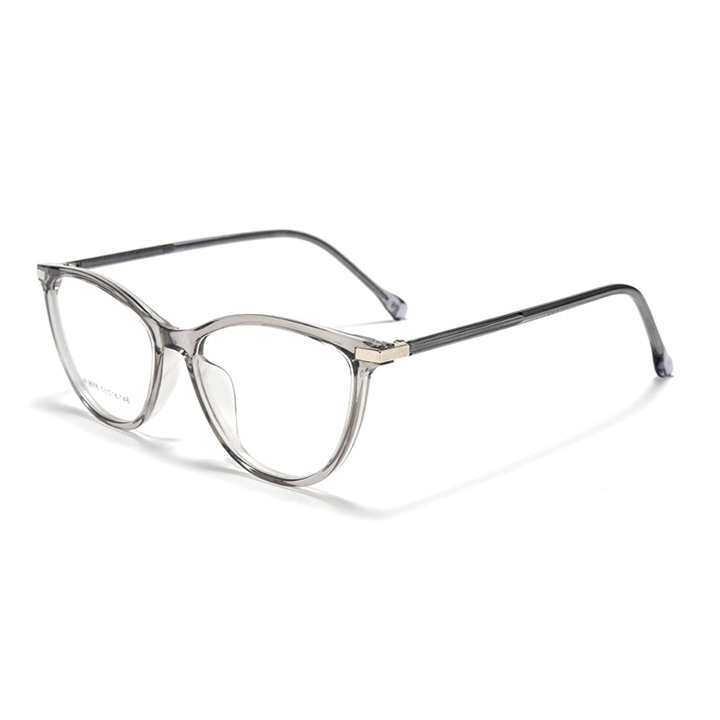 Women’s Cat Eye Round Glasses – Plastic Frame