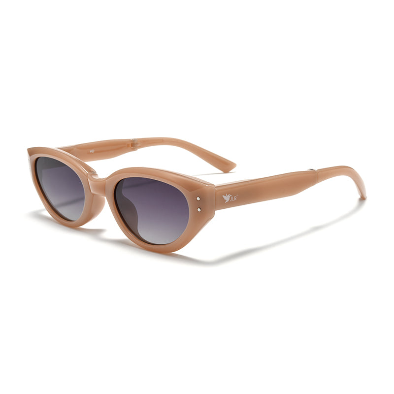 Women’s Cat Eye Folding Sunglasses – Small Plastic Frame