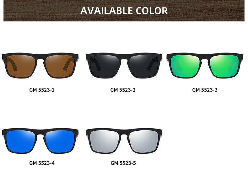Bamboo Polarized Mirror Sunglasses – Black Frame