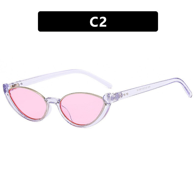 Small Cat Eye Sunglasses – Plastic Frame