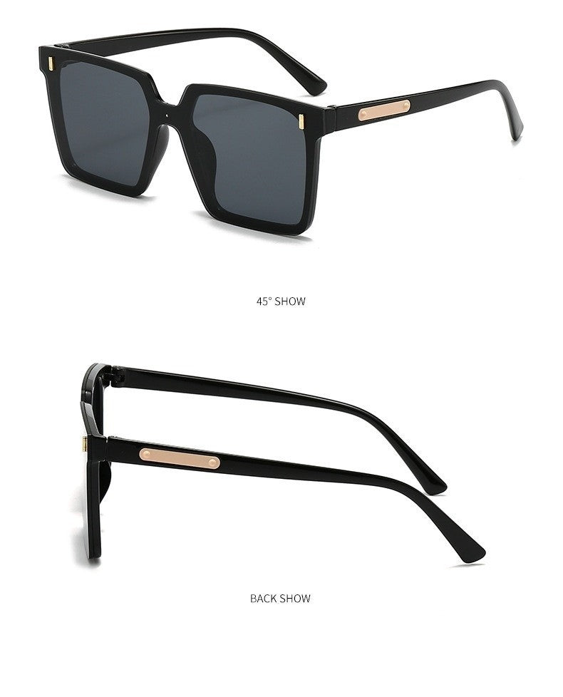 Square Plastic Frame Sunglasses – 3 Colors