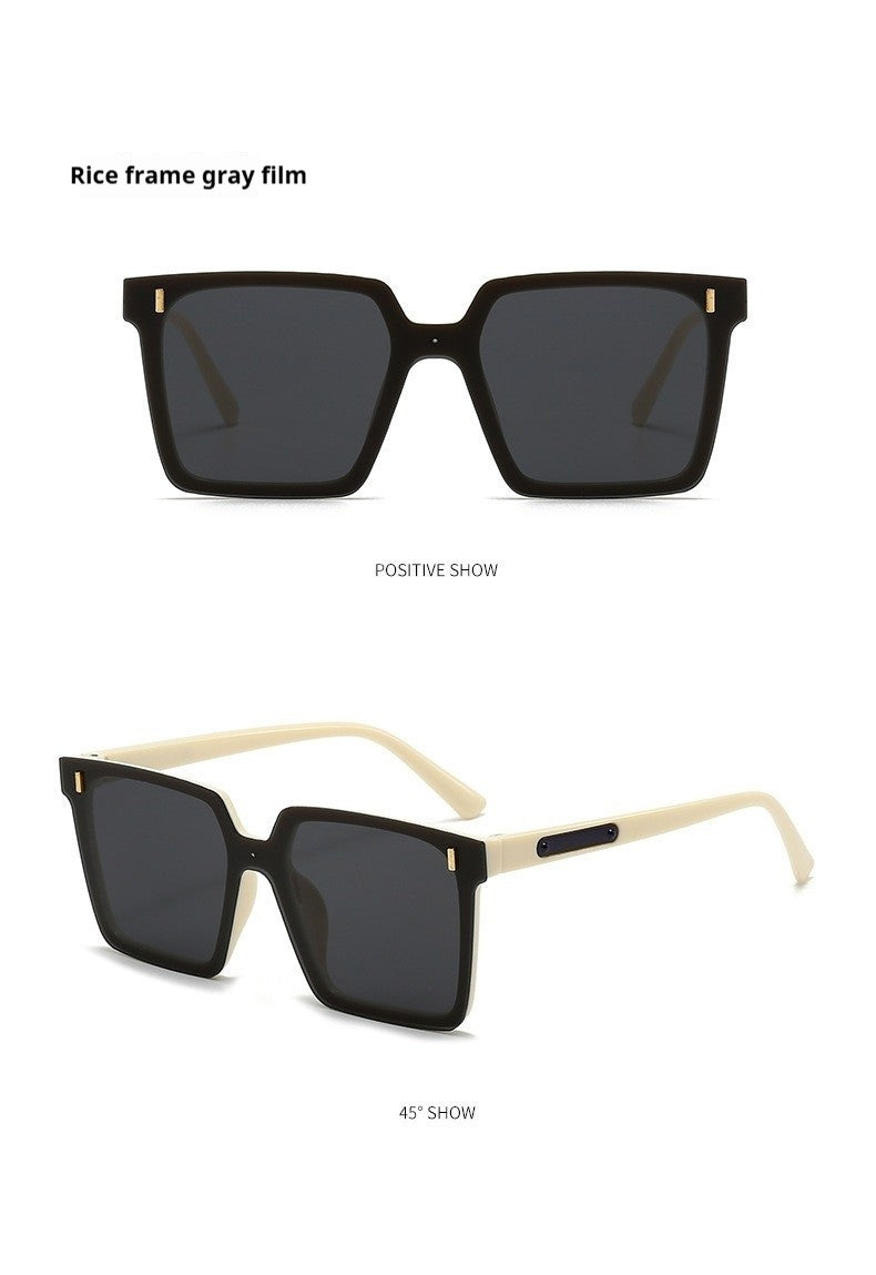 Square Plastic Frame Sunglasses – 3 Colors
