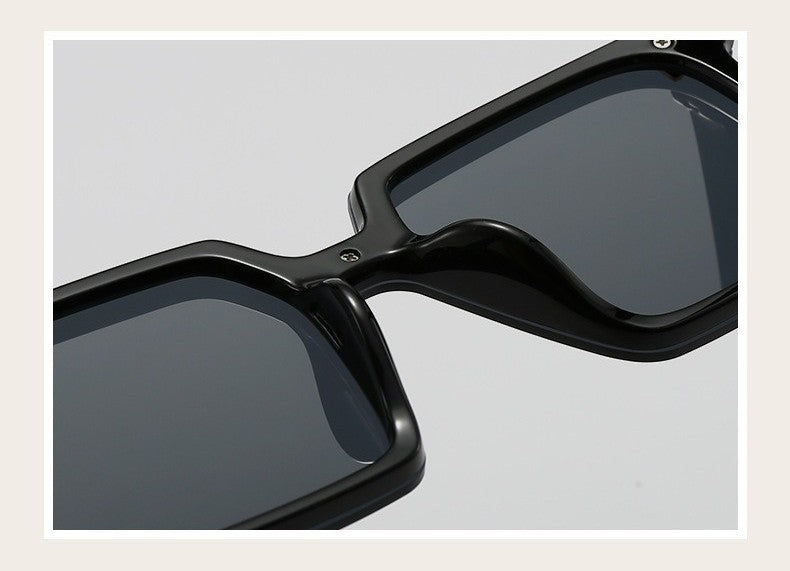 Square Plastic Frame Sunglasses – 3 Colors