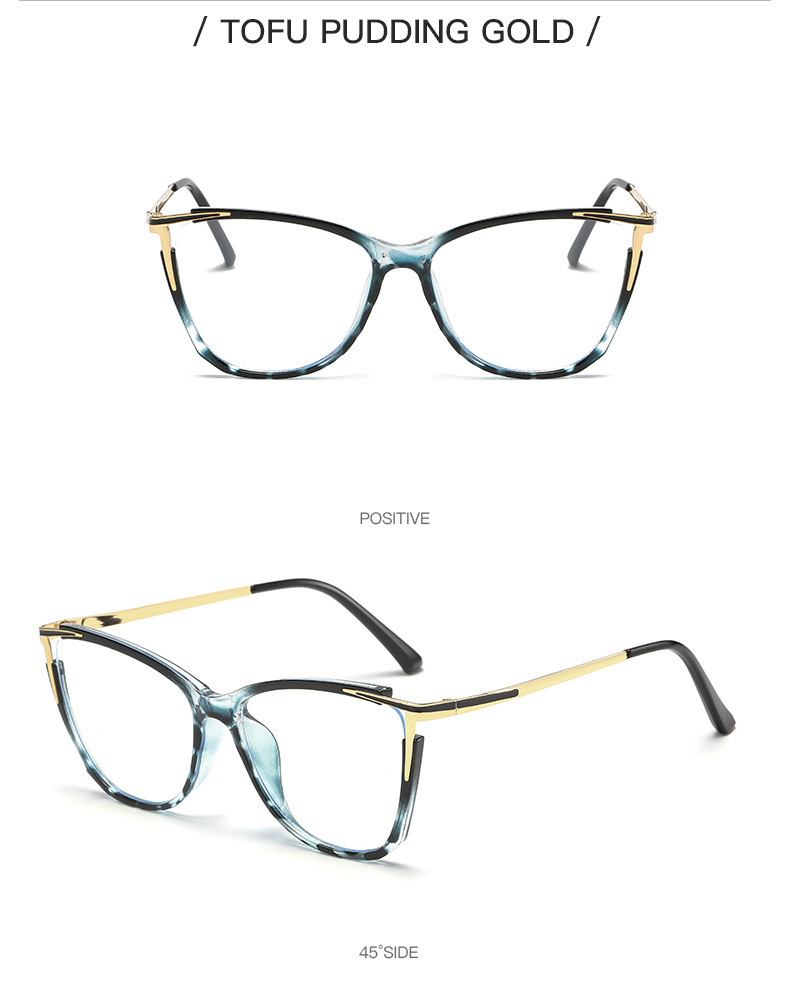Women's Cat Eye Transition Glasses – Gold Frame