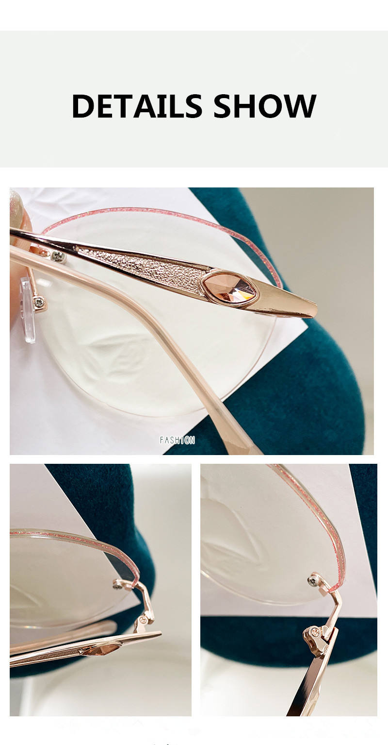 Women’s Rimless Anti Blue Light Readers