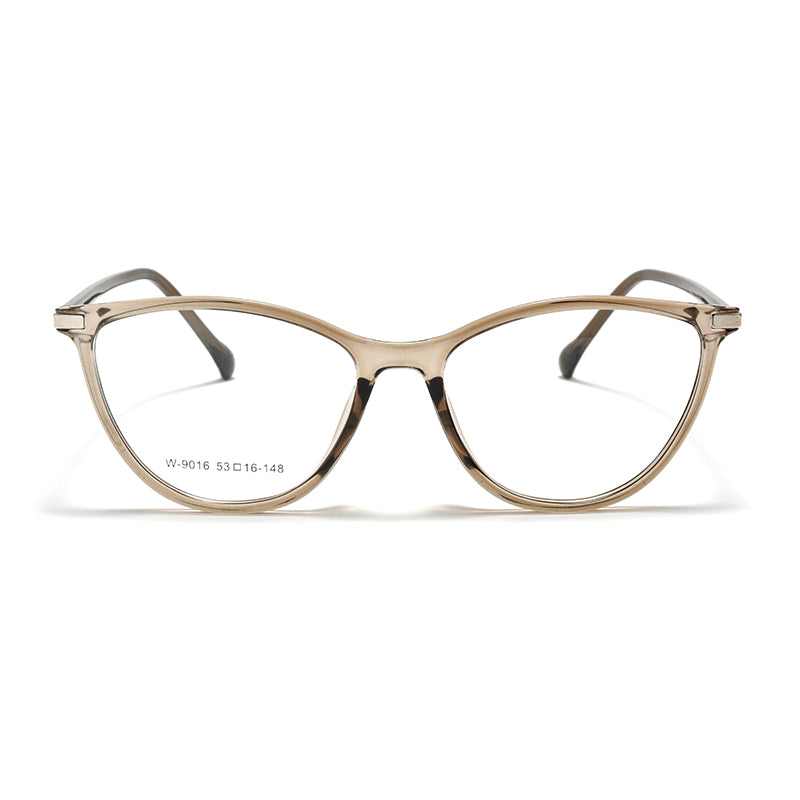 Women’s Cat Eye Round Glasses – Plastic Frame
