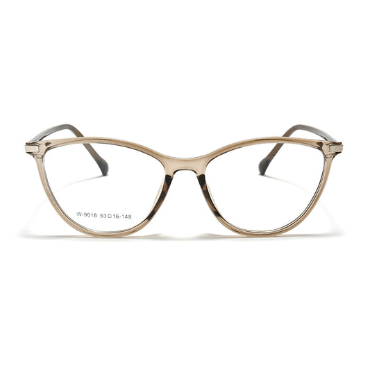 Women’s Cat Eye Round Glasses – Plastic Frame