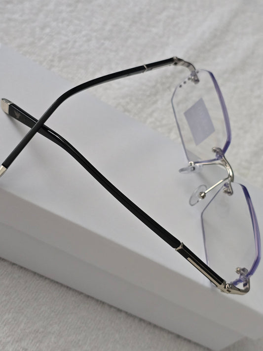 Men’s Rimless Anti Blue Light Reading Glasses