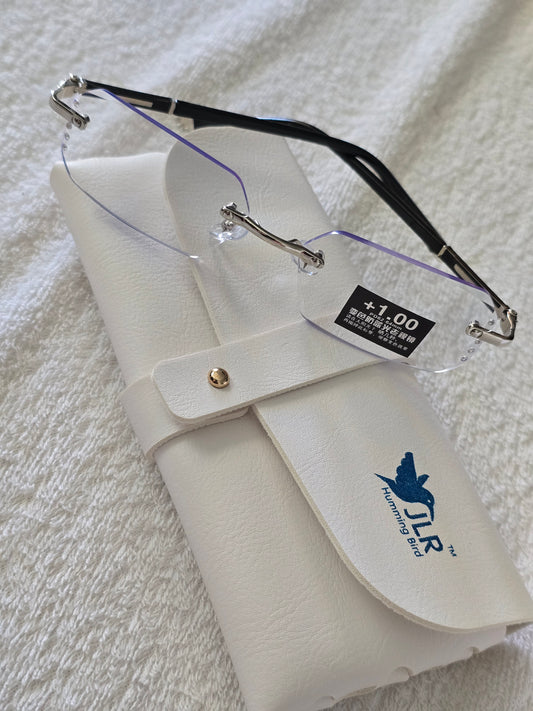 Men’s Rimless Anti Blue Light Reading Glasses
