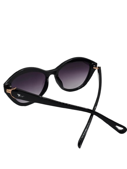 Women’s Black Cat-Eye Sunglasses
