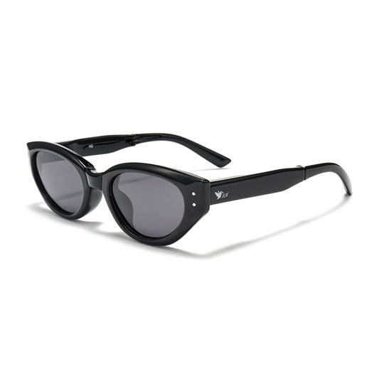 Women’s Cat Eye Folding Sunglasses – Small Plastic Frame