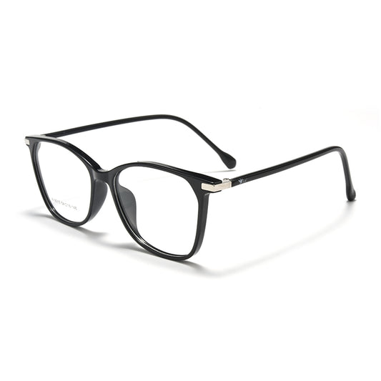 Women’s Ultra-Light Cat Eye Square Glasses – Plastic Frame