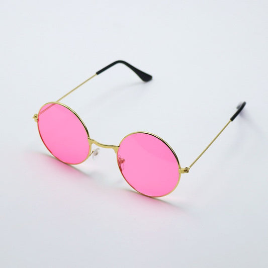 7001_C15_Round_Metal_Gold_Pink_Sunglasses