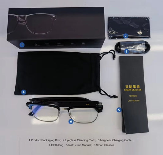 E10-C_Bluetooth_Anti_Blue_Black_Plastic_Frame_Glasses