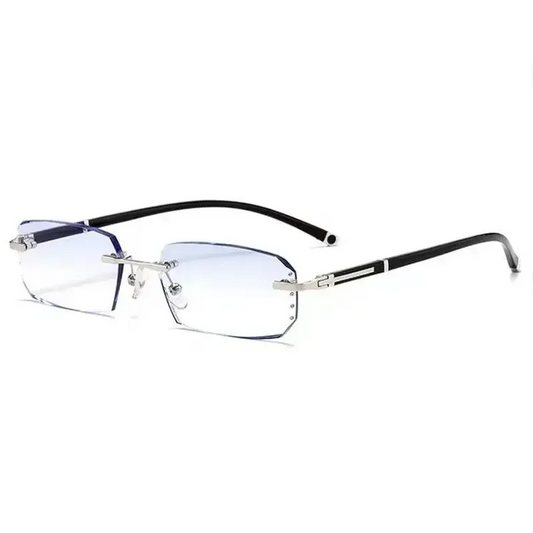 Men’s Rimless Anti Blue Light Readers