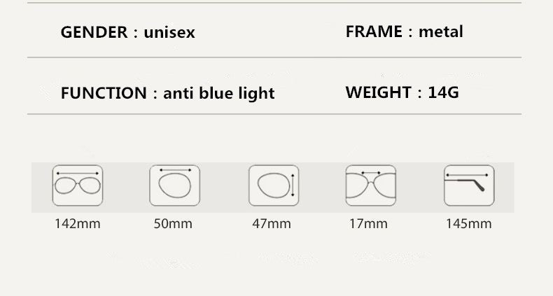 S5_C5_Anti_Blue_Square_Myopia_White_Glasses