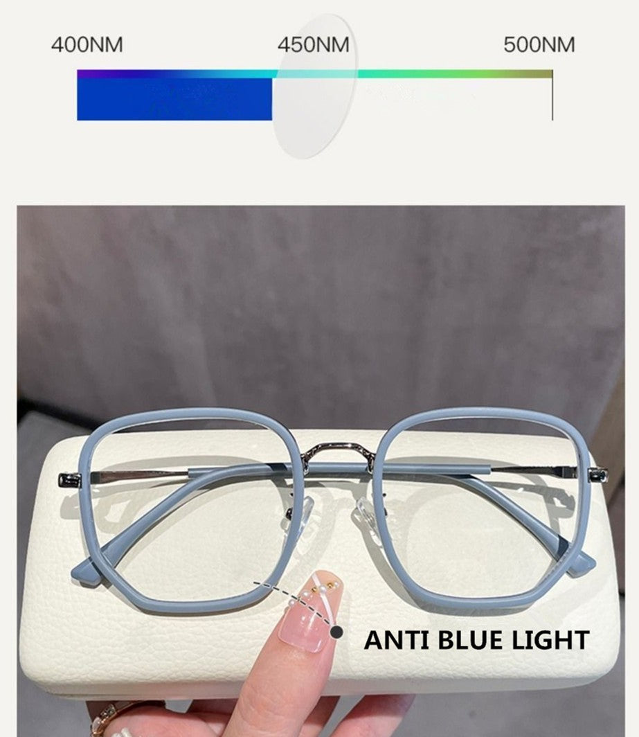 S5_C5_Anti_Blue_Square_Myopia_White_Glasses