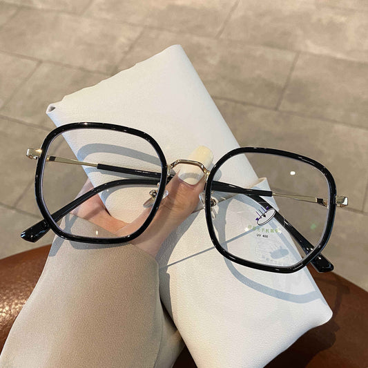 S5 C2 Anti-Blue Square Myopia Glasses | Black Frame | Stylish Eye Protection | My Glasses Store