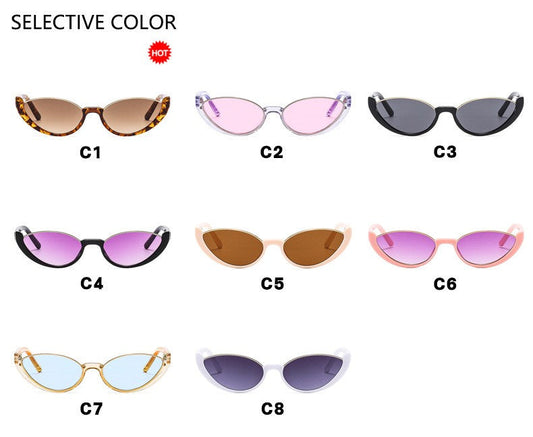Small Cat Eye Sunglasses – Plastic Frame
