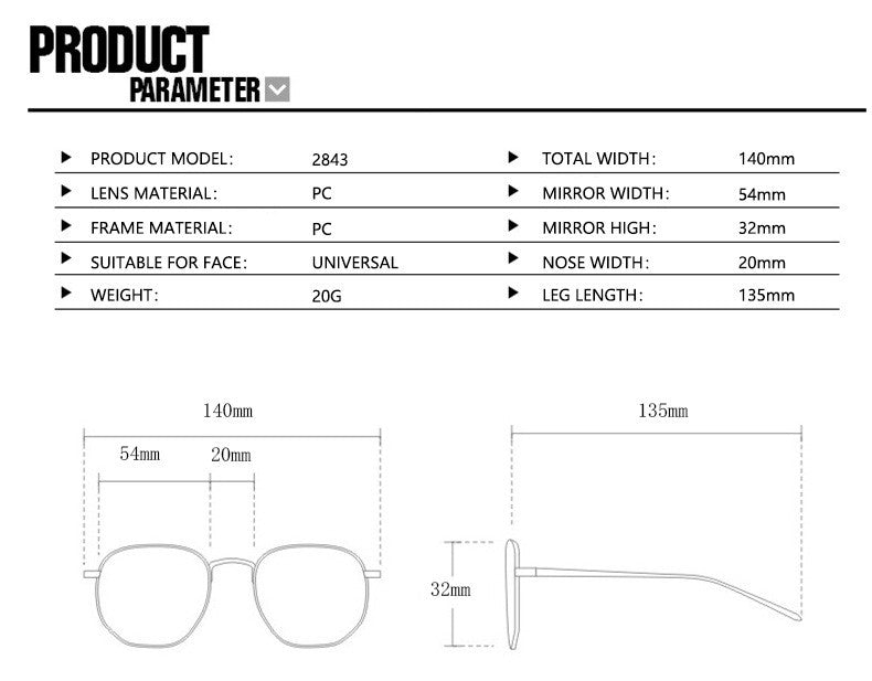 Small Cat Eye Sunglasses – Plastic Frame