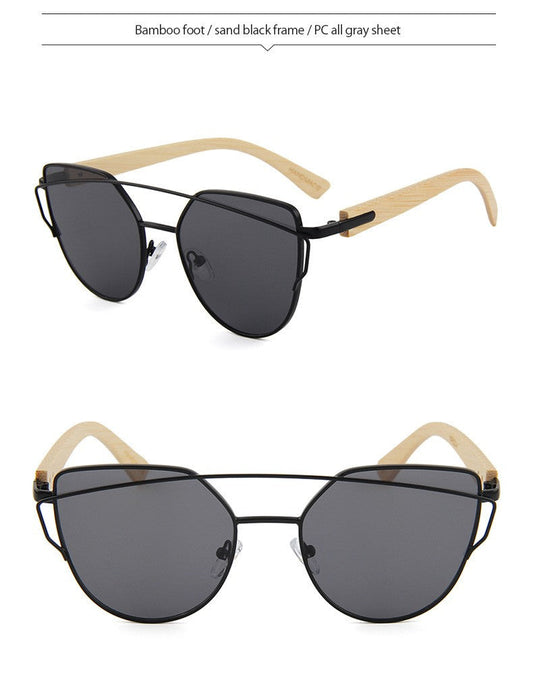 Bamboo Sunglasses Unisex - Multi Color