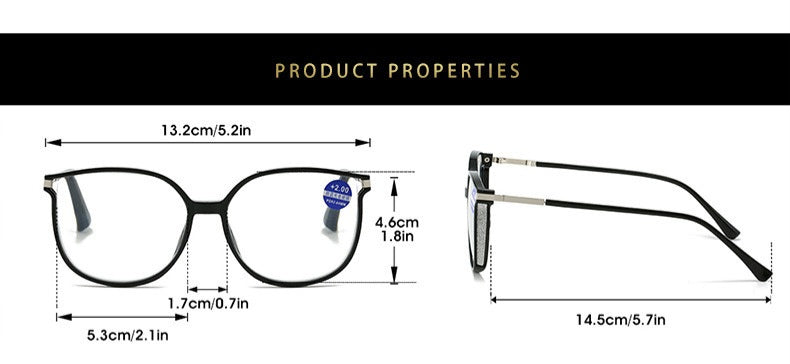 Women’s Round Plastic Readers